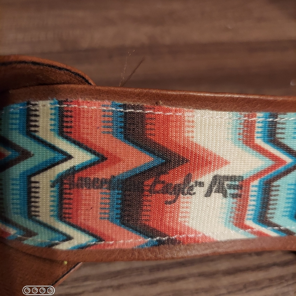 Shoes , tan wedges, size 7.5,  excellent condition - Picture 2 of 5